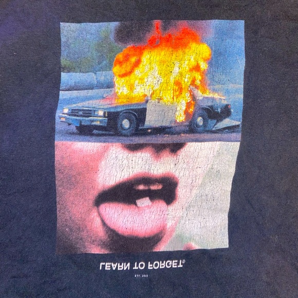 Learn To Forget Unisex Grunge Tee Bought From Dolls Kill - Picture 1 of 3